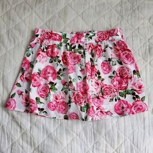 Forever 21 Floral Skort